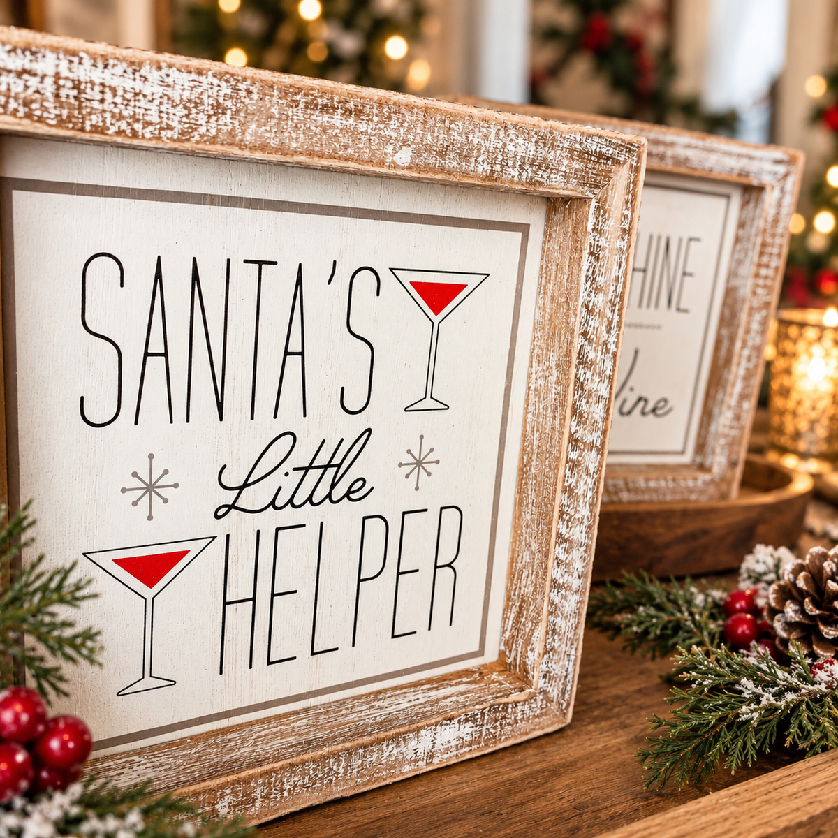 Santa's Helper Sign