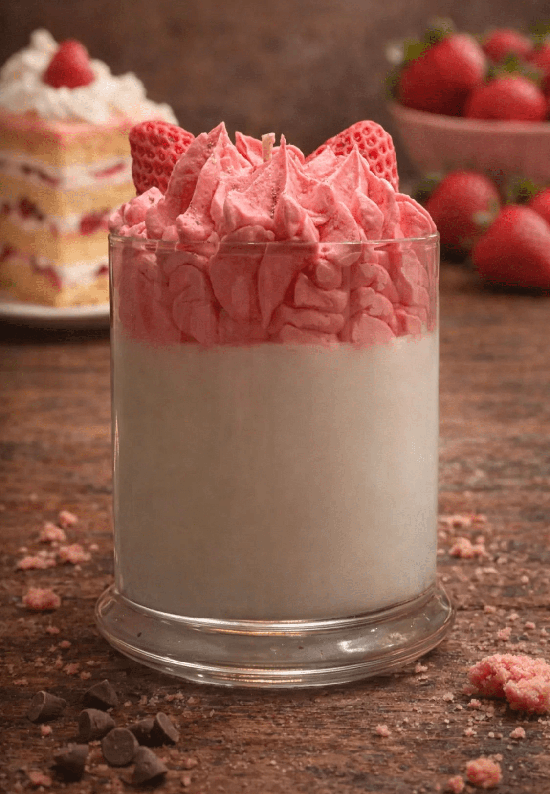 Fan Favorites Trio - Blueberry Waffle, Strawberry Shortcake & Fruit Loops Scented Dessert Candles - Red Raven Candle Co