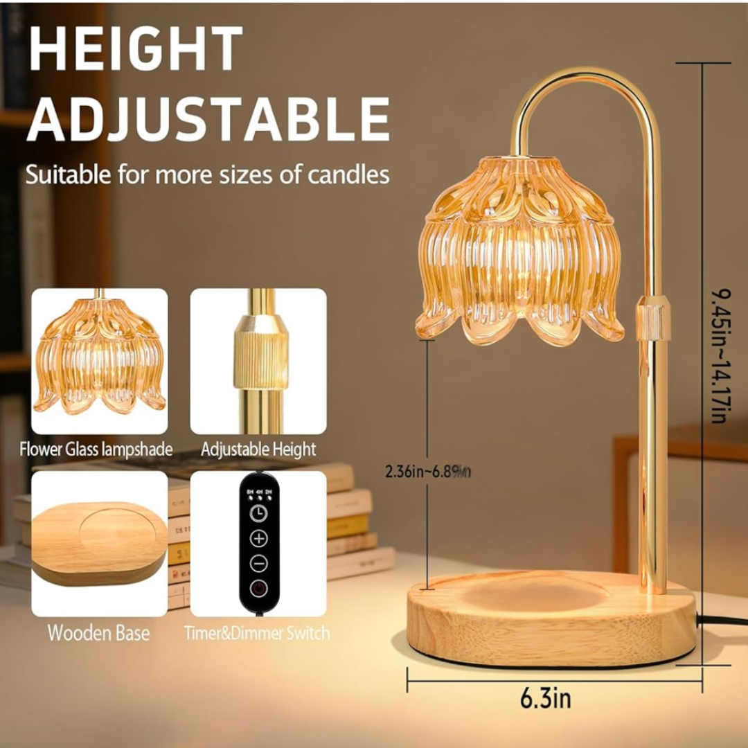 Lamp Warmer for Candles and Simmer Pots | With Timer, Adjustable & Dimmable (2 Styles)