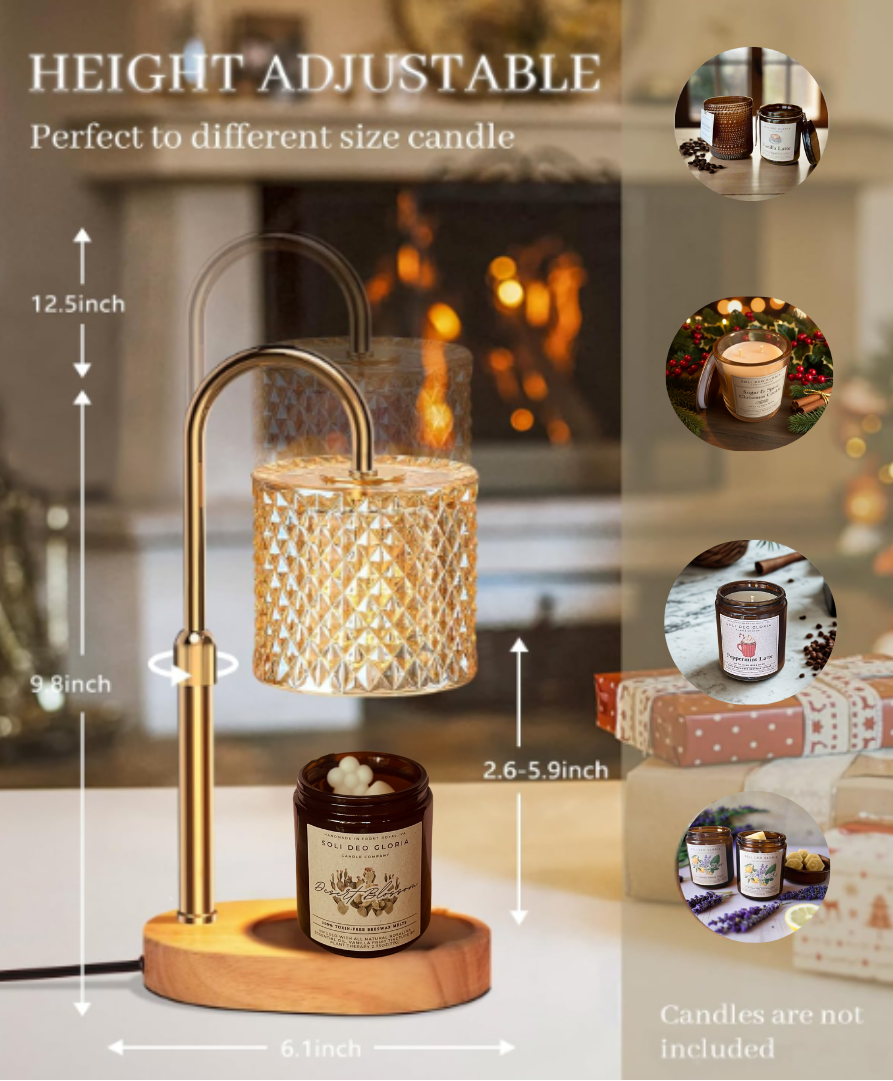 Lamp Warmer for Candles and Simmer Pots | With Timer, Adjustable & Dimmable (2 Styles)