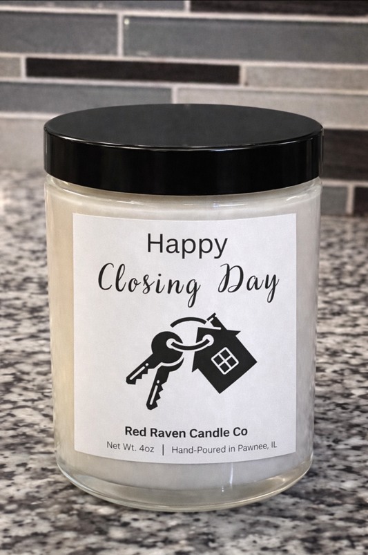 Happy Closing Day – Celebration Candle (4oz)