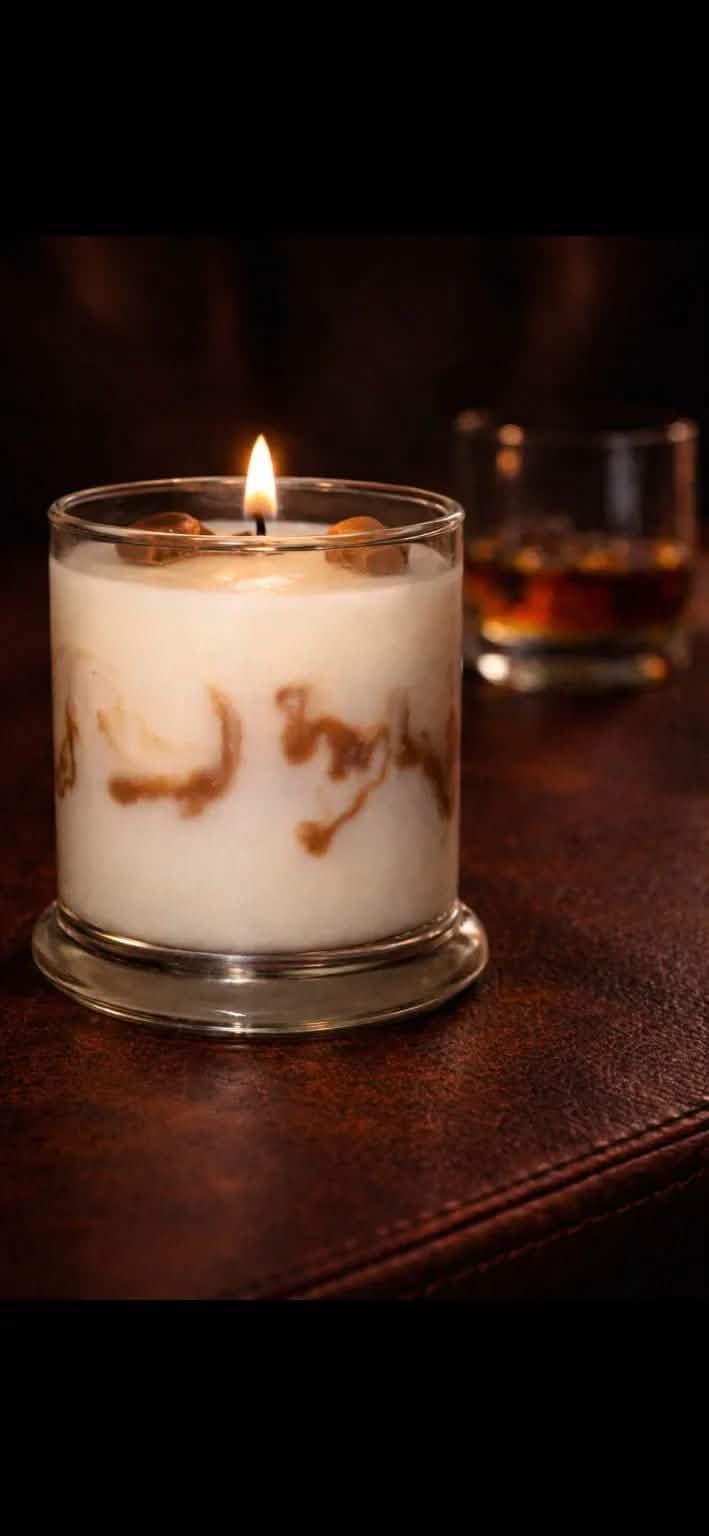 Mahogany Teakwood Signature Scented Candle - Red Raven Candle Co