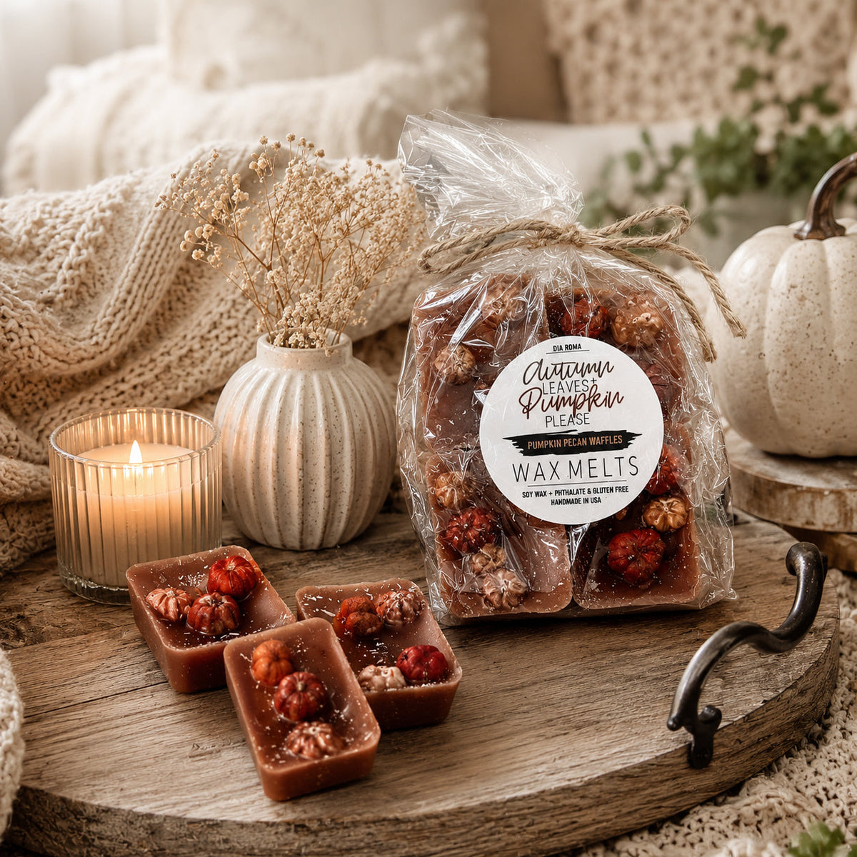 Pumpkin Pecan Waffles
