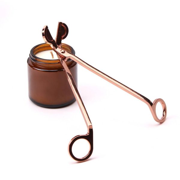 Candle Wick Trimmer | Rose Gold & Black